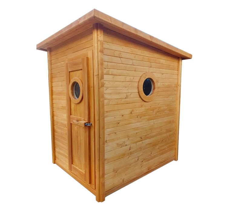 Modelo de sauna exterior Basilea de Saunakris